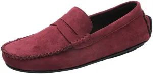 Mens Loafers Simple Moccasins Shoes Lightweight Comfortable Anti-Slip Party Slip-ons
