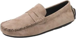 Mens Loafers Simple Moccasins Shoes Lightweight Comfortable Anti-Slip Party Slip-ons