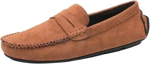Mens Loafers Simple Moccasins Shoes Lightweight Comfortable Anti-Slip Party Slip-ons