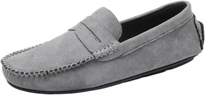 Mens Loafers Simple Moccasins Shoes Lightweight Comfortable Anti-Slip Party Slip-ons