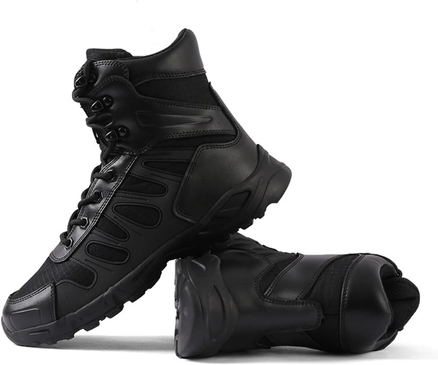 Men's Military Tactical Combat Boots Wear-Resistant Waterproof Desert Shoes Outdoor Combat Boots Non-Slip Camping Hiking Boots