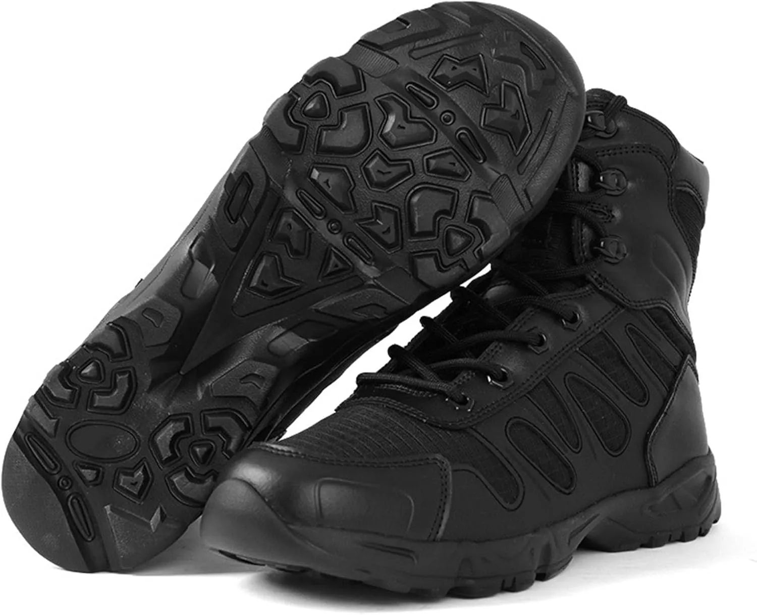 Men's Military Tactical Combat Boots Wear-Resistant Waterproof Desert Shoes Outdoor Combat Boots Non-Slip Camping Hiking Boots