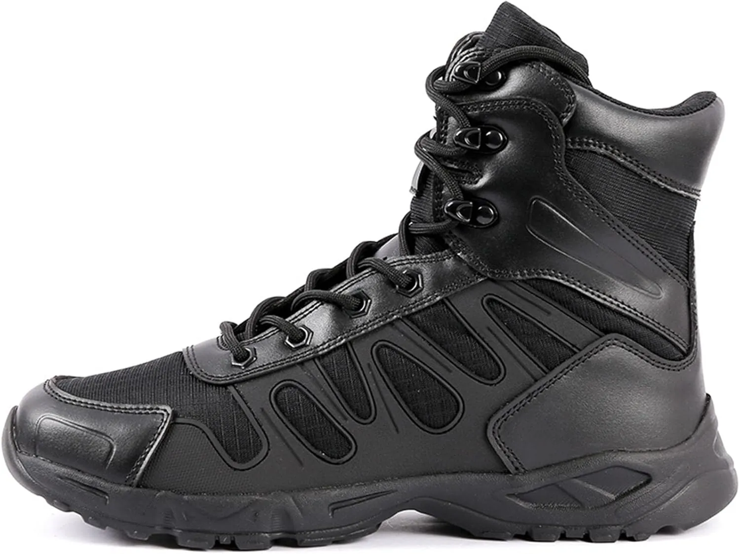 Men's Military Tactical Combat Boots Wear-Resistant Waterproof Desert Shoes Outdoor Combat Boots Non-Slip Camping Hiking Boots