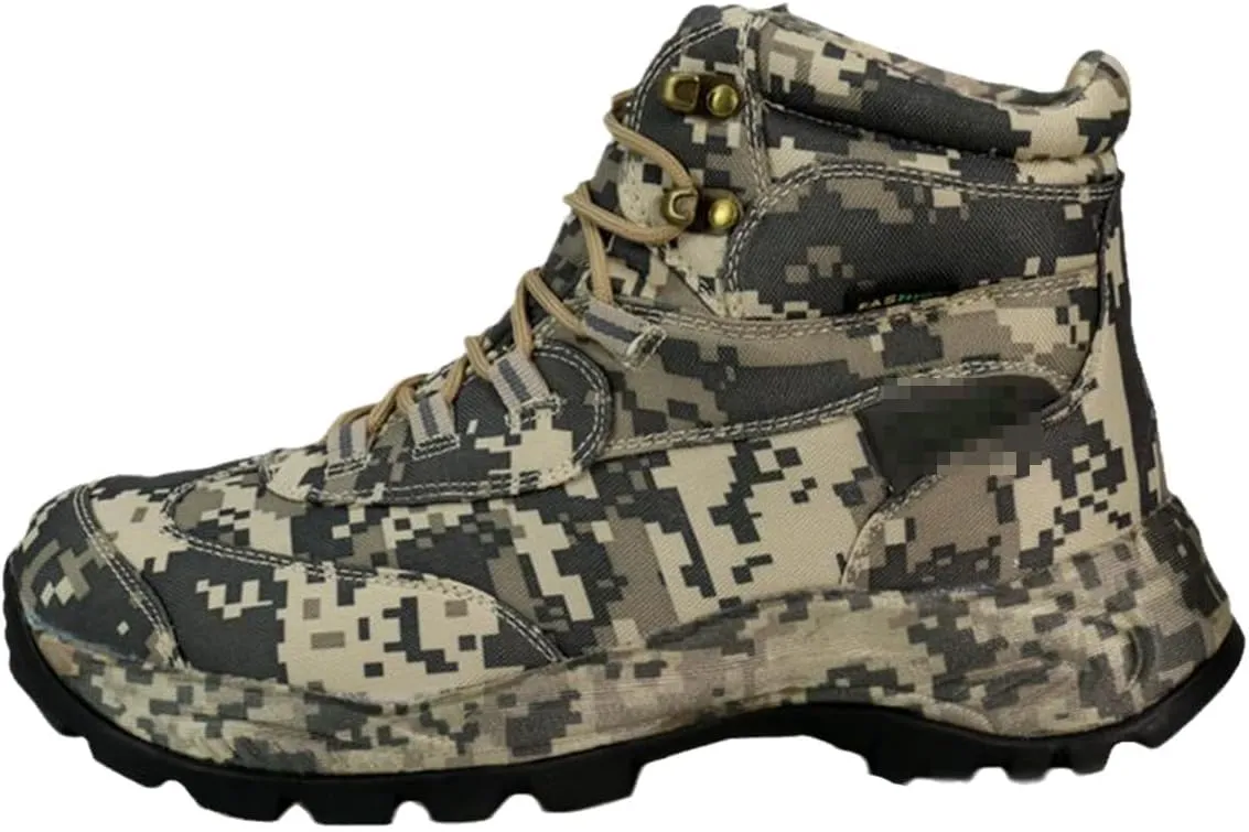 Men's Outdoor Camouflage Hiking Shoes Desert Military Tactical Boots Waterproof Non-Slip Combat Boots