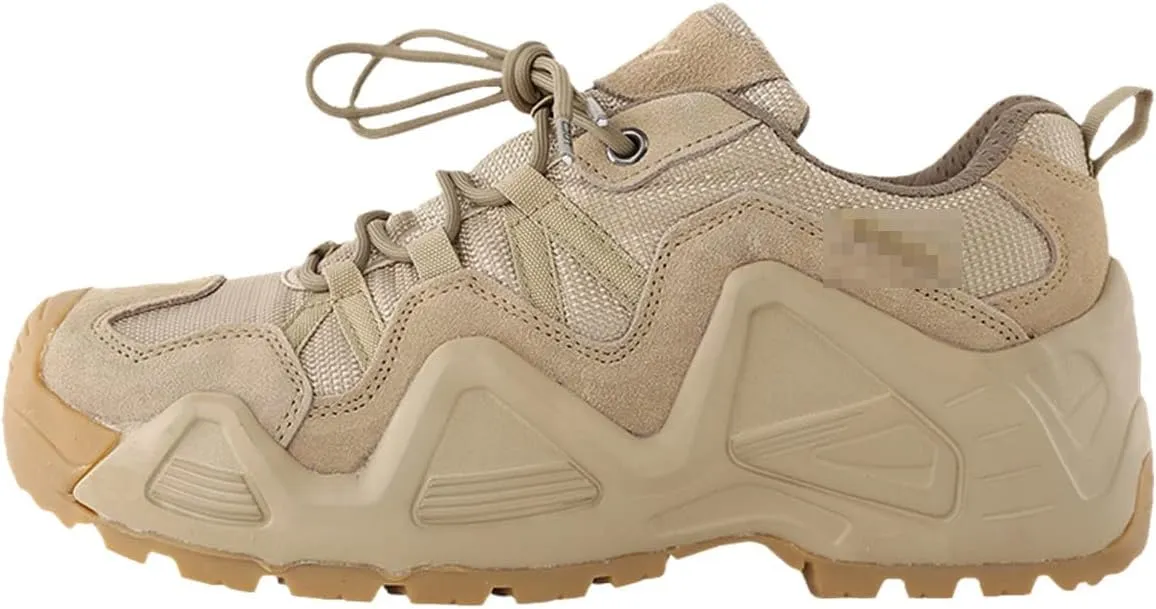 Men's Outdoor Hiking Mountain Desert Wear Shoes Waterproof High-Top Tactical Boots Hunting Sneakers