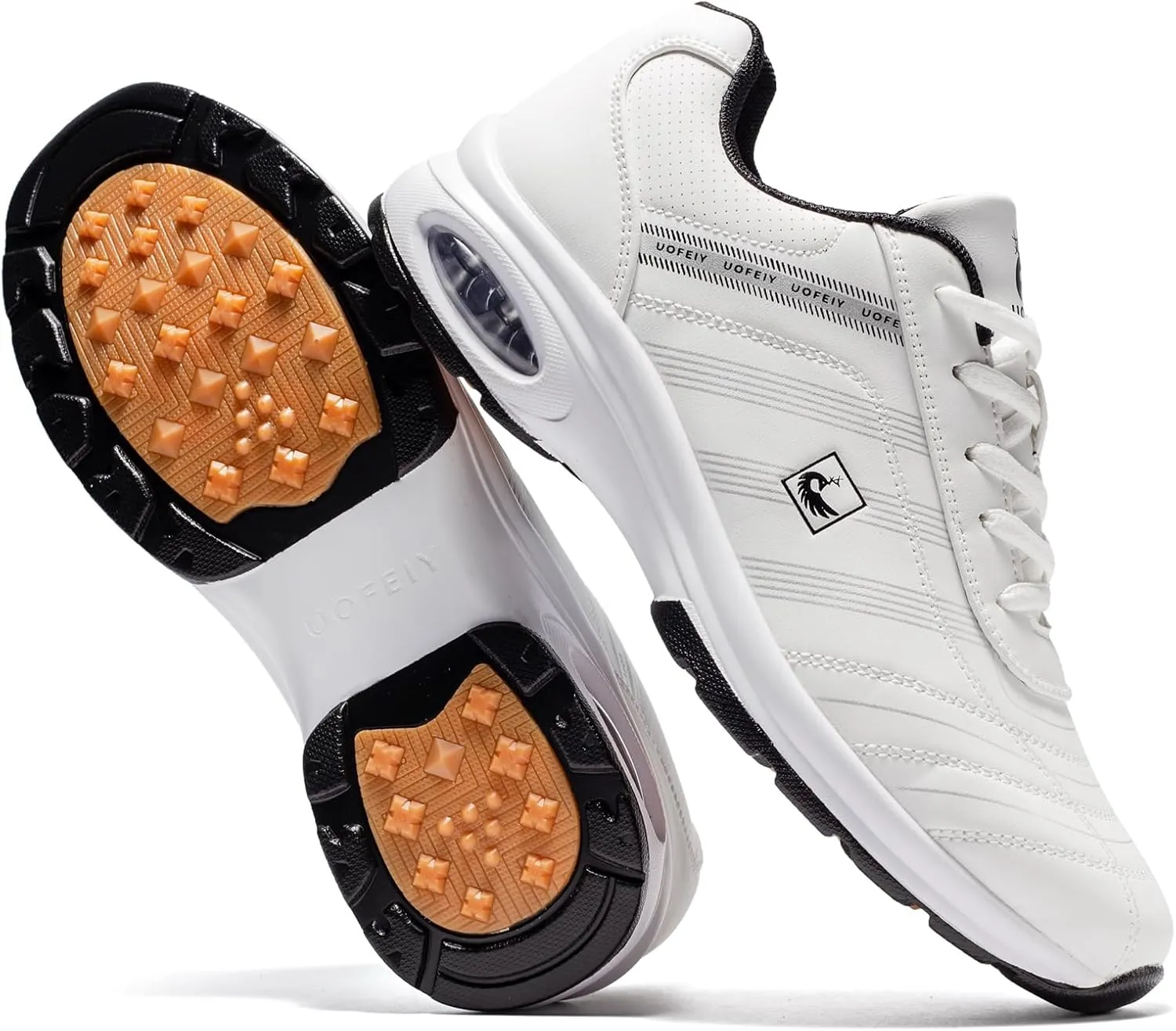 Men's Professional Lace Up Arch Fit Shoes Casual Anti Slip Spikeless Golf Shoes Sport Outdoor Walking Sneakers Footwears