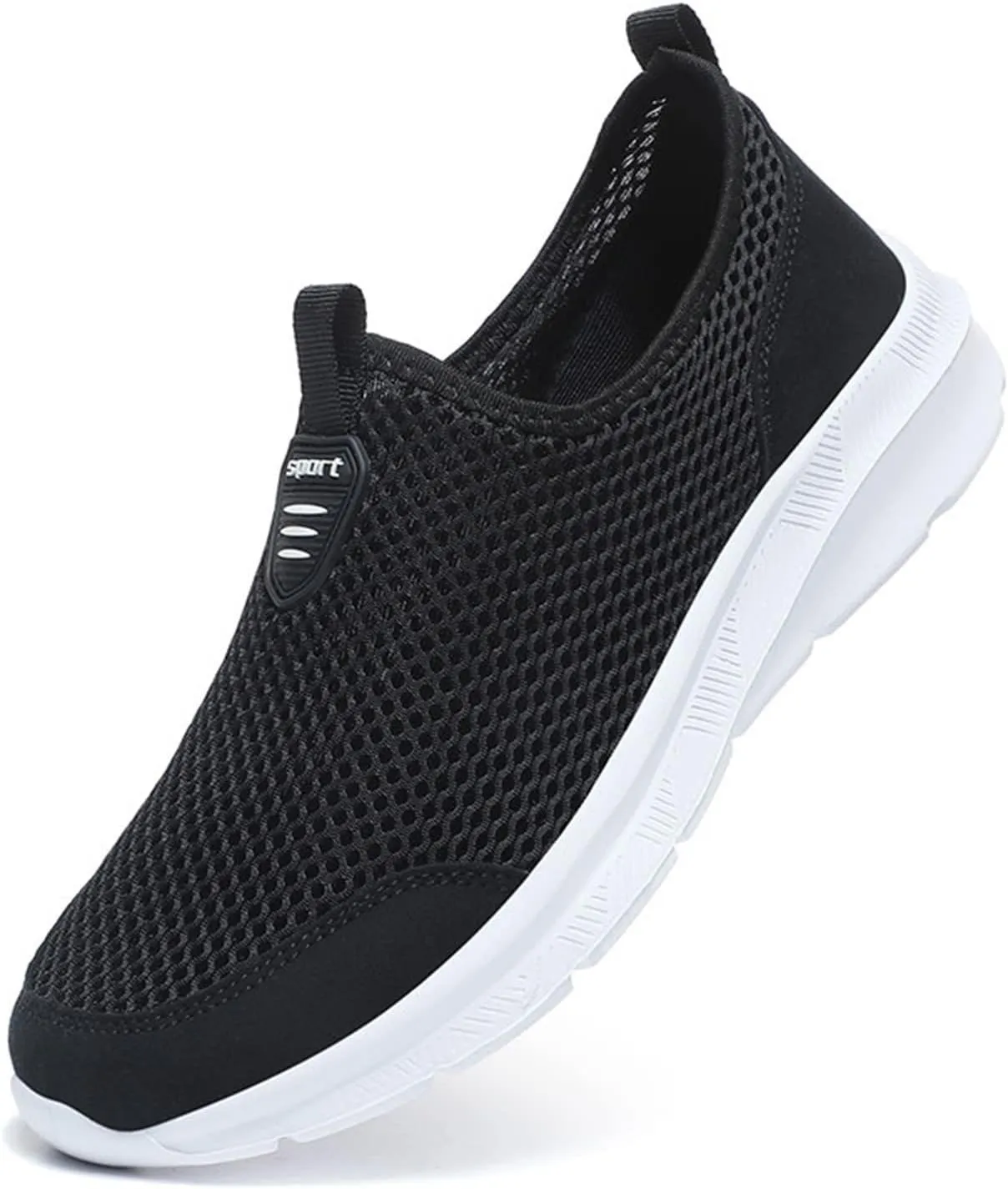 Men's Running Shoes Comfortable Lightweight Breathable Walking Shoes Mesh Workout Casual Sports Shoes