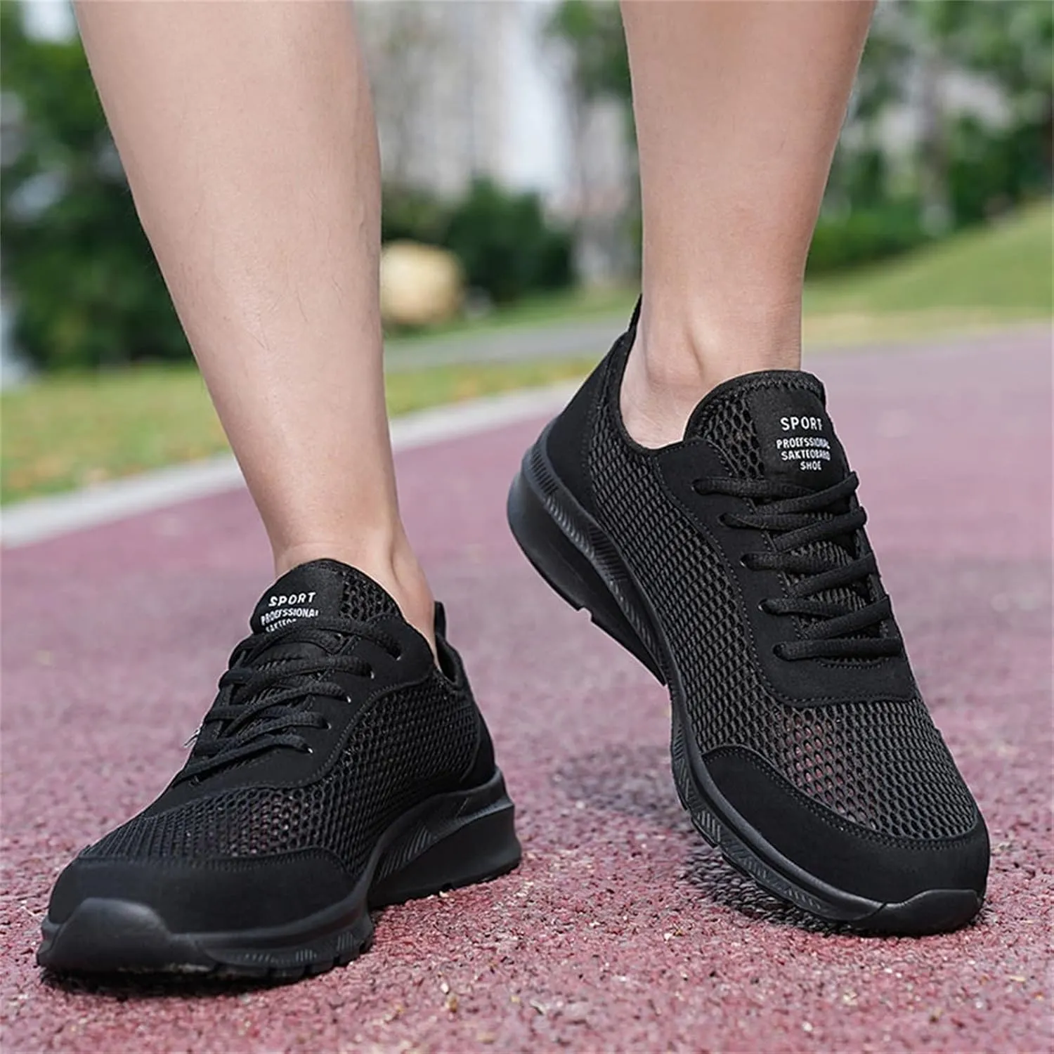 Men's Running Shoes Comfortable Lightweight Breathable Walking Shoes Mesh Workout Casual Sports Shoes