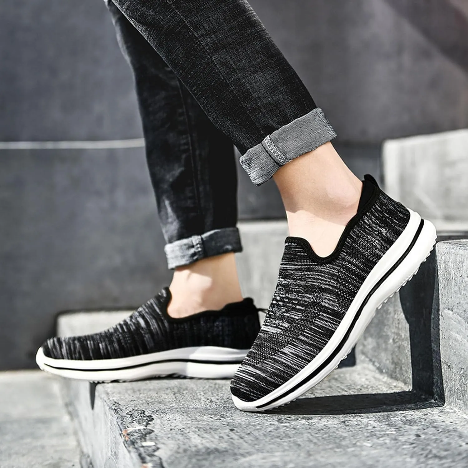 Mens Slip on Shoes Mens Athletic Shoes Shoe for Men Walking Shoe for Men Everyday and Travel Casual Sneaker