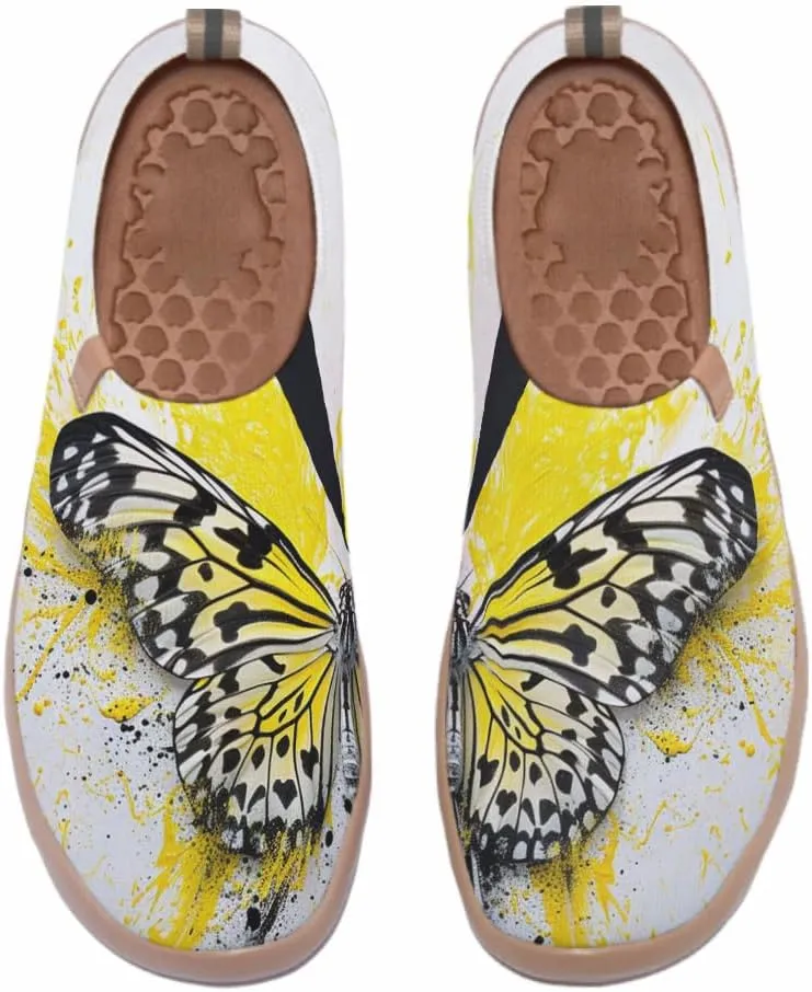 Men's Slip Ons Casual Loafers Lightweight Flats Sneakers Art Painted Travel Walking Shoes