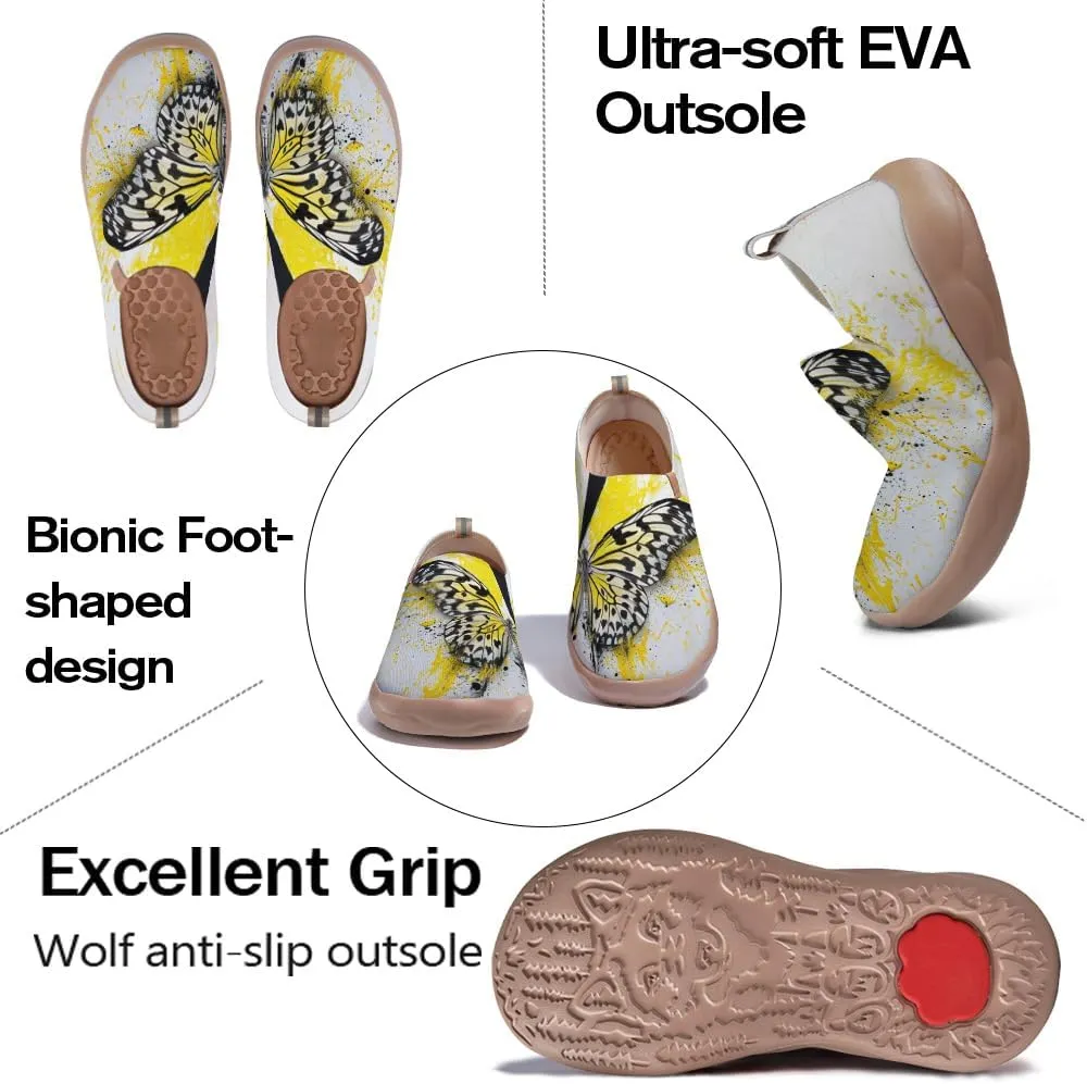 Men's Slip Ons Casual Loafers Lightweight Flats Sneakers Art Painted Travel Walking Shoes