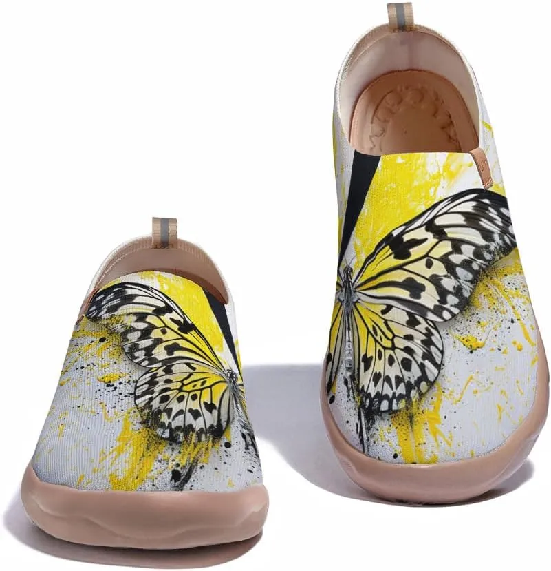 Men's Slip Ons Casual Loafers Lightweight Flats Sneakers Art Painted Travel Walking Shoes