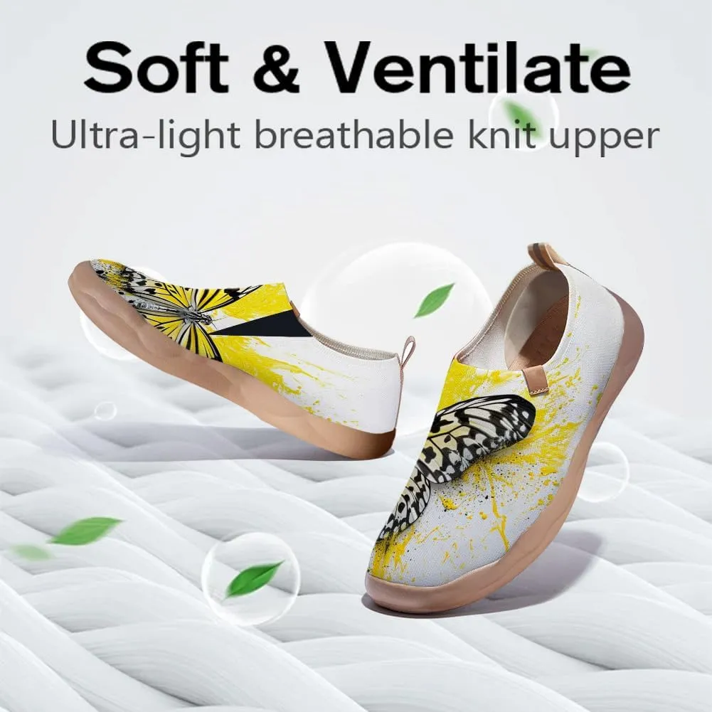 Men's Slip Ons Casual Loafers Lightweight Flats Sneakers Art Painted Travel Walking Shoes