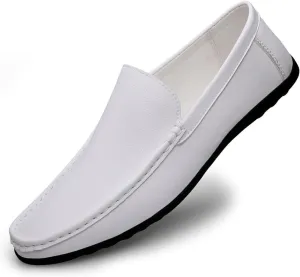 Mens Slip-Ons Loafers Leather Shoes Office Formal Business Dress Shoes