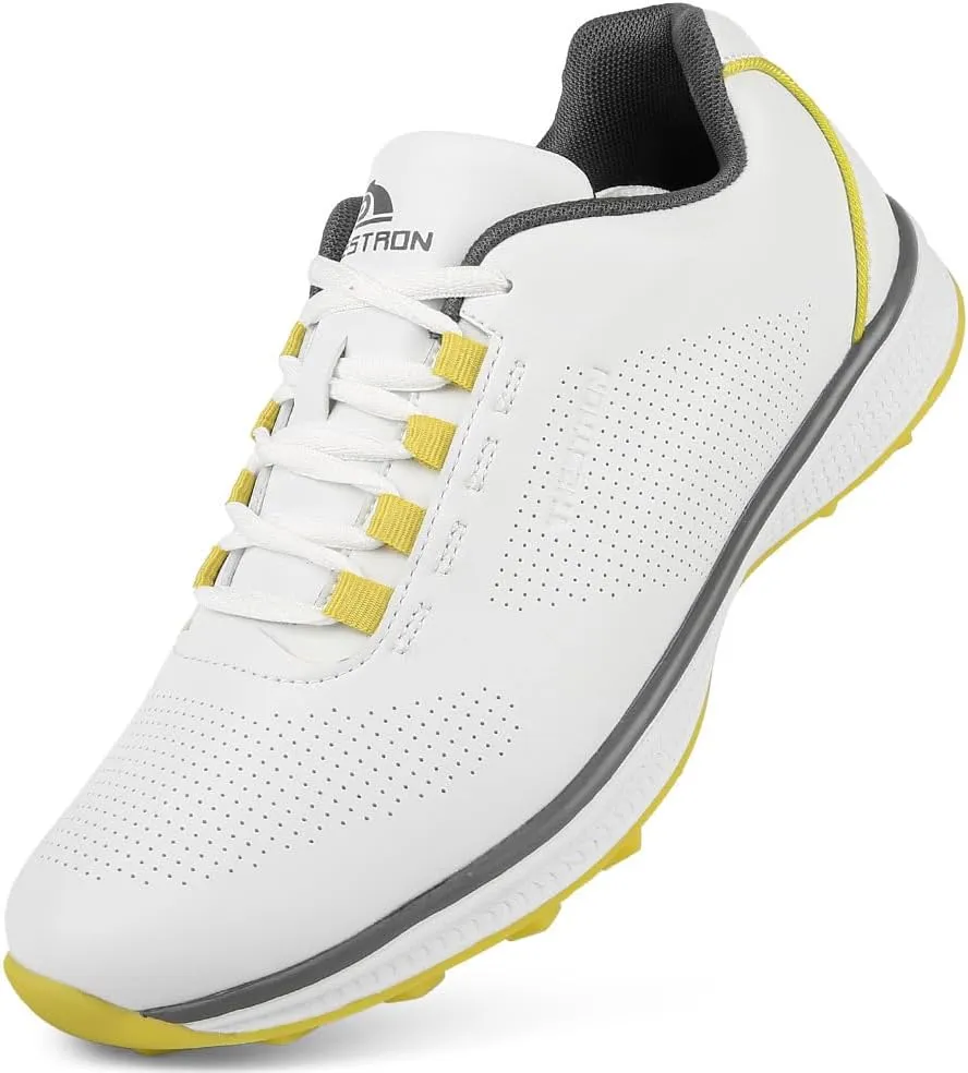 Men's Spikeless Golf Shoes - Lightweight Breathable Golf Training Shoes Comfortable Walking Golf Sneakers for Course & Clubhouse