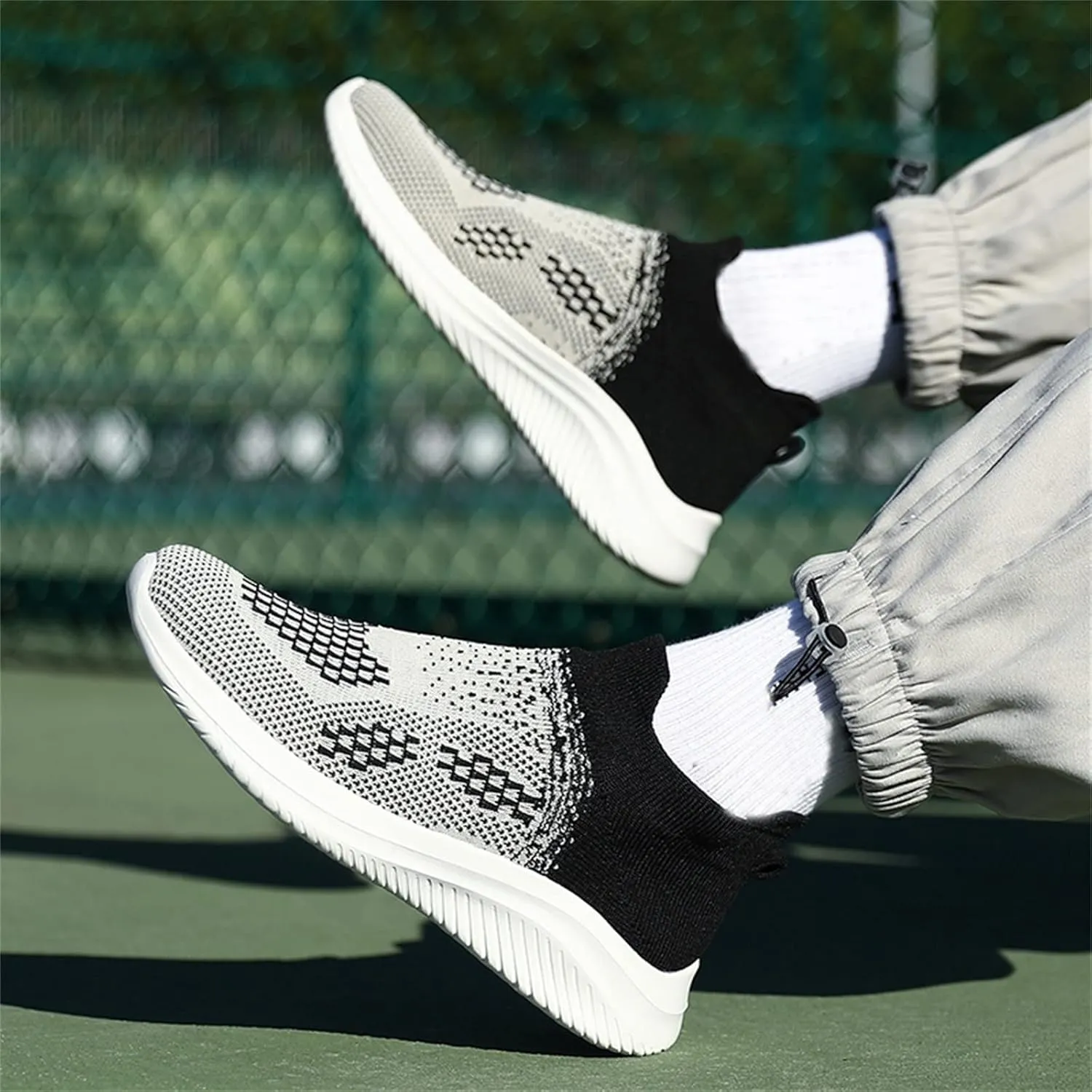 Mens Walking Shoes Mens Slip on Shoes Tennis Shoe for Men Shoe for Men Breathable Sport Sneaker