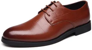 Mens Wide Dress Shoes Large Grid Men's Faux Patent Leather Tuxedo Dress Shoes Men's Comfort Orthopedic Dress Shoes Classic Lace-up Formal Oxford