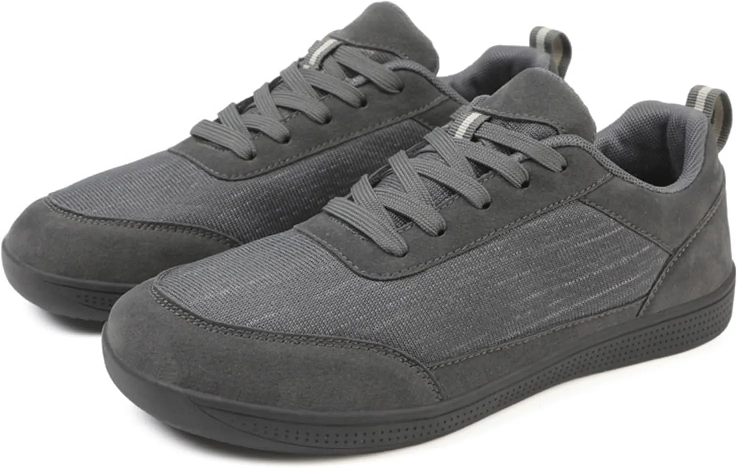 Men's Women's Casual Walking Shoes,Wide Minimalist Toe Box Comfortable Sneakers,Lace-Up Mesh Breathable Fashion Sneakers,Summer Zero Drop Sole Jogging Shoes with Arch Support