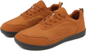 Men's Women's Casual Walking Shoes,Wide Minimalist Toe Box Comfortable Sneakers,Lace-Up Mesh Breathable Fashion Sneakers,Summer Zero Drop Sole Jogging Shoes with Arch Support