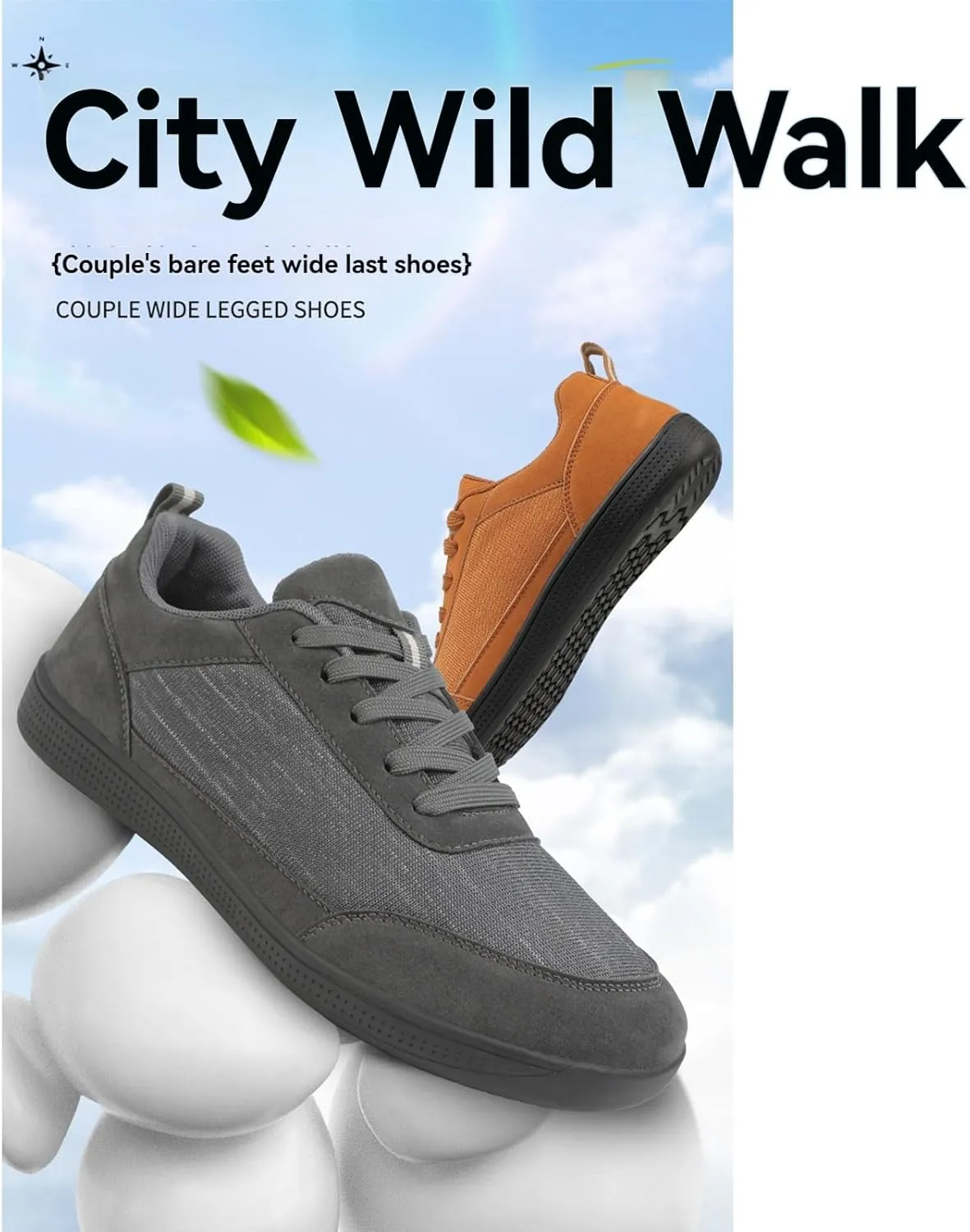 Men's Women's Casual Walking Shoes,Wide Minimalist Toe Box Comfortable Sneakers,Lace-Up Mesh Breathable Fashion Sneakers,Summer Zero Drop Sole Jogging Shoes with Arch Support