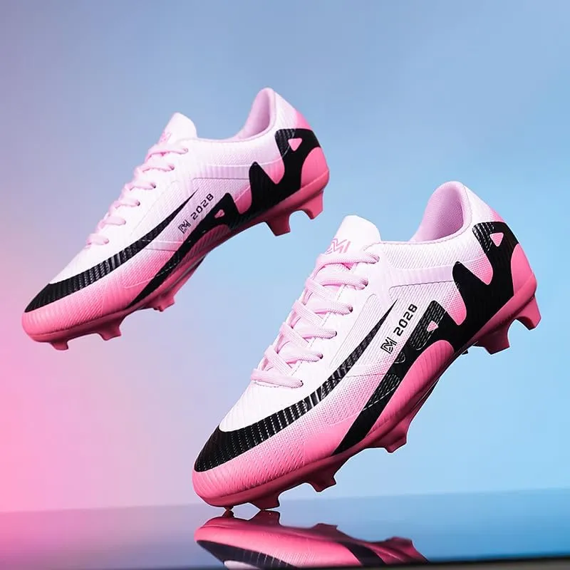Men??s Womens Soccer Cleats Breathable Lightweight Training Fashion Sneaker Unisex Professional Training Turf Football Boots