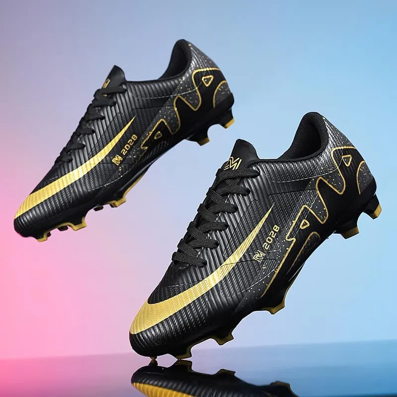 Men??s Womens Soccer Cleats Breathable Lightweight Training Fashion Sneaker Unisex Professional Training Turf Football Boots