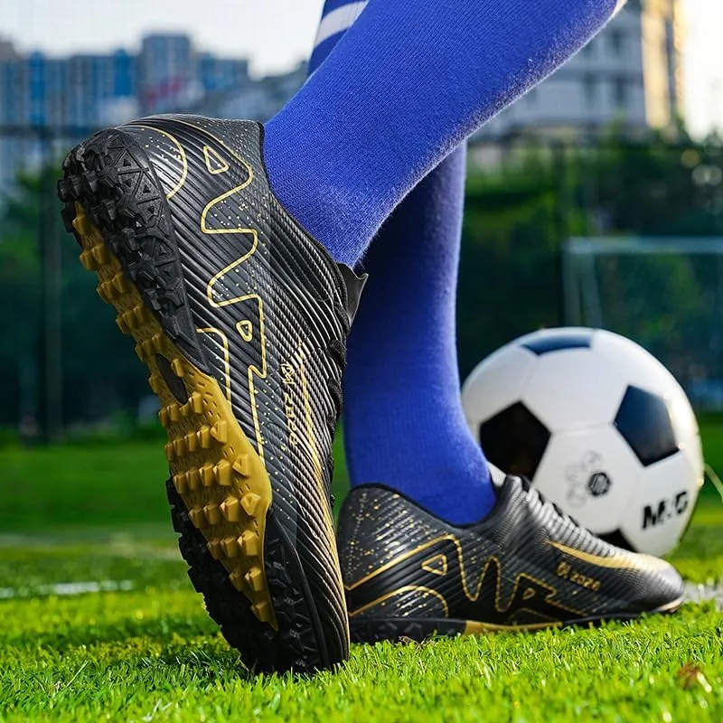 Men??s Womens Soccer Cleats Breathable Lightweight Training Fashion Sneaker Unisex Professional Training Turf Football Boots