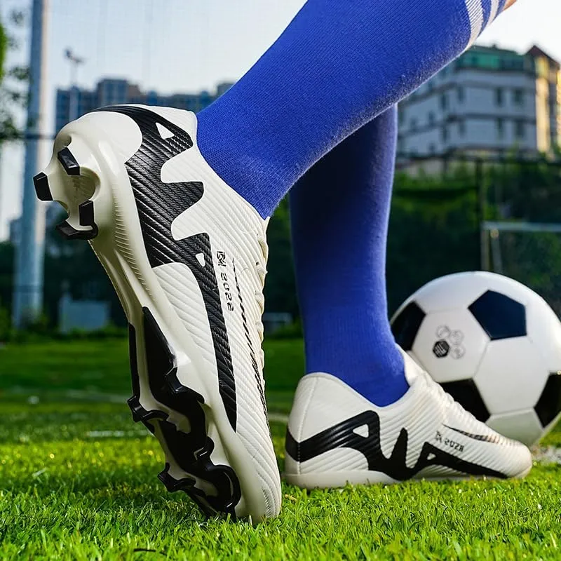Men??s Womens Soccer Cleats Breathable Lightweight Training Fashion Sneaker Unisex Professional Training Turf Football Boots