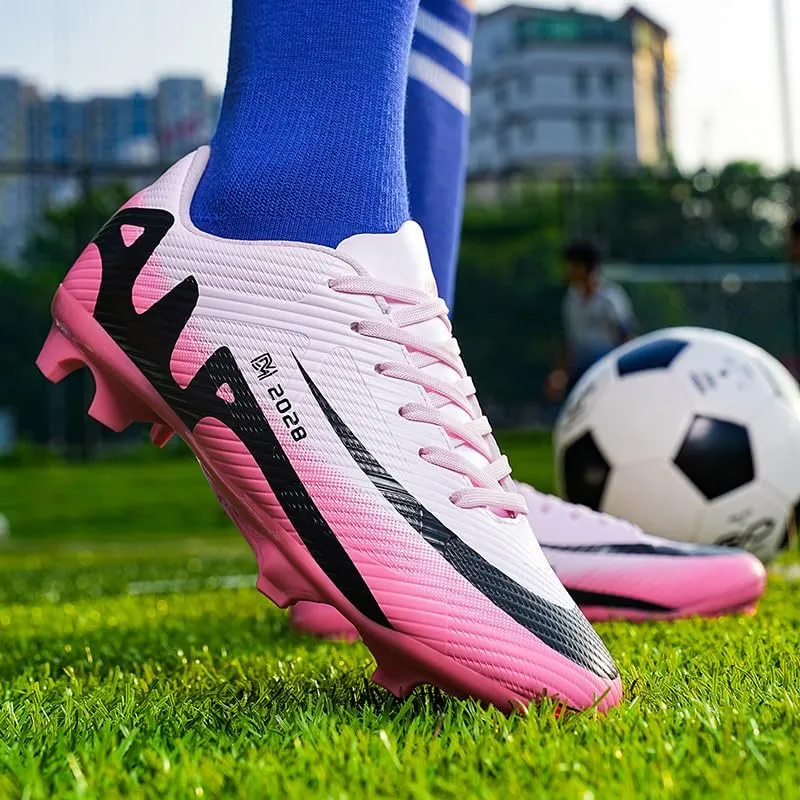 Men??s Womens Soccer Cleats Breathable Lightweight Training Fashion Sneaker Unisex Professional Training Turf Football Boots
