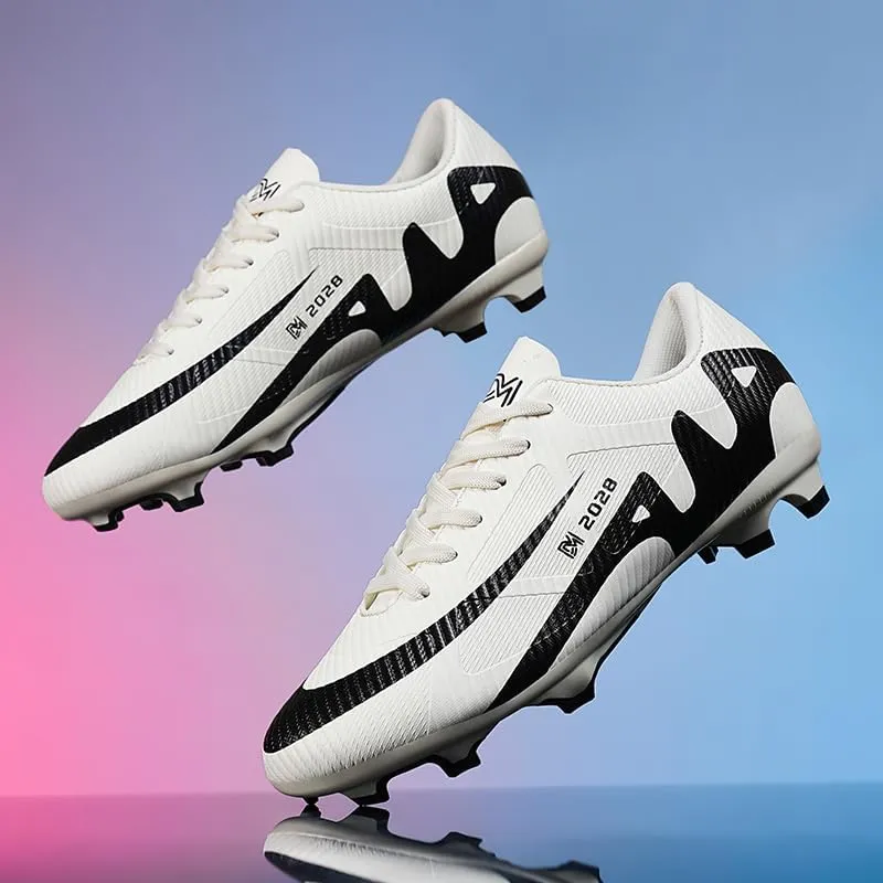 Men??s Womens Soccer Cleats Breathable Lightweight Training Fashion Sneaker Unisex Professional Training Turf Football Boots