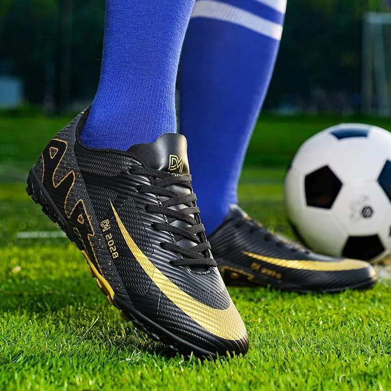 Men??s Womens Soccer Cleats Breathable Lightweight Training Fashion Sneaker Unisex Professional Training Turf Football Boots