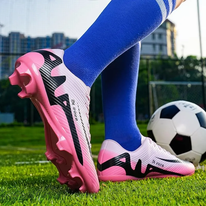 Men??s Womens Soccer Cleats Breathable Lightweight Training Fashion Sneaker Unisex Professional Training Turf Football Boots