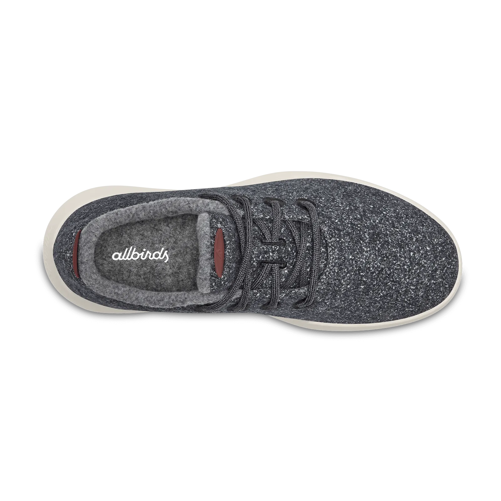 Men's Wool Runner Mizzles - Natural Grey (Cream Sole)