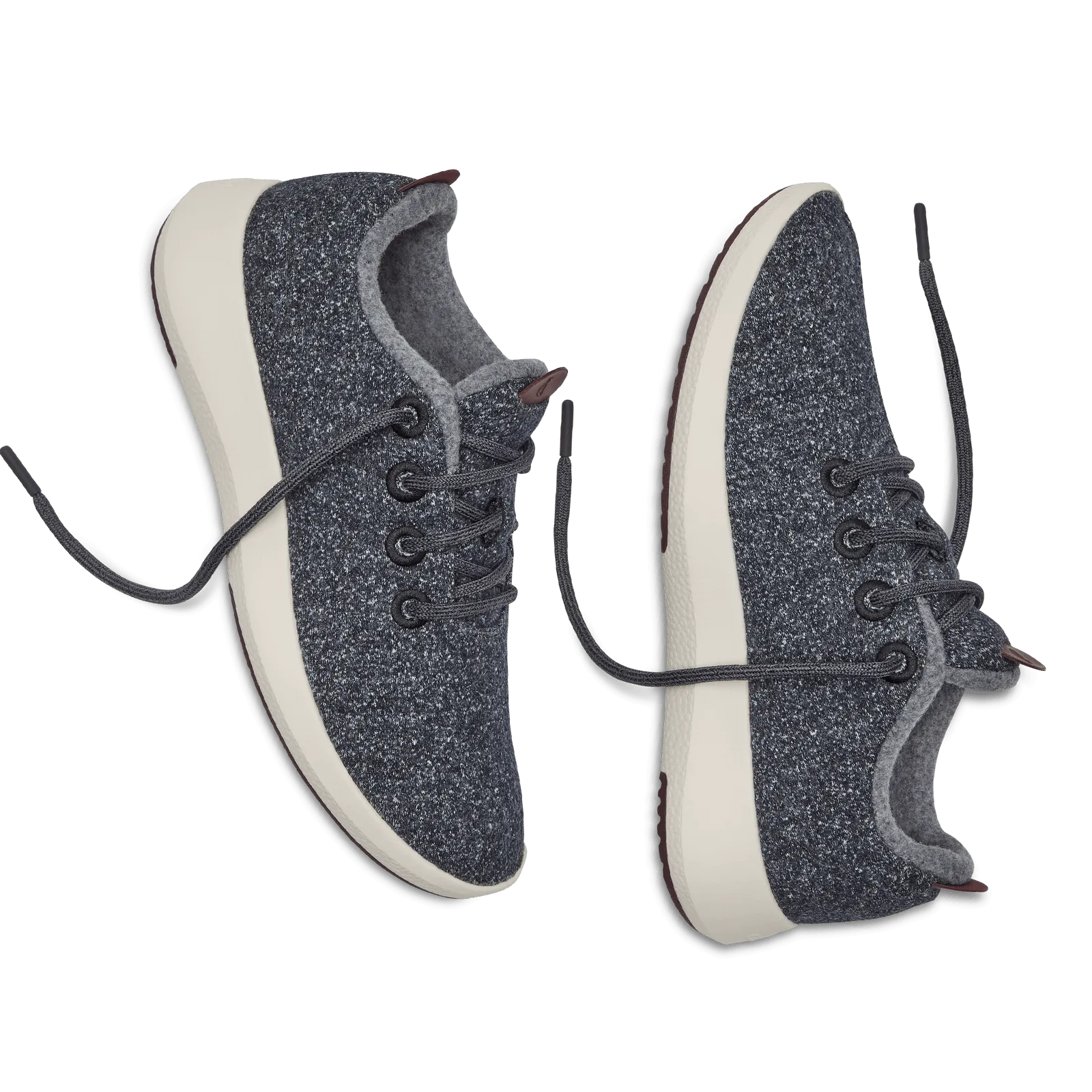 Men's Wool Runner Mizzles - Natural Grey (Cream Sole)