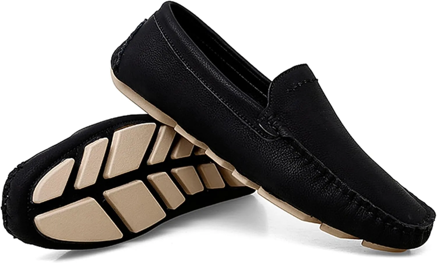 Minishion Boys Mens Comfortable Slip on Shoes Summer Penny Loafers Casual Shoes YY004