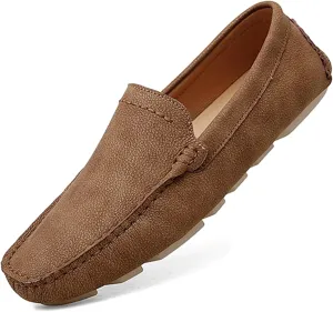 Minishion Boys Mens Comfortable Slip on Shoes Summer Penny Loafers Casual Shoes YY004