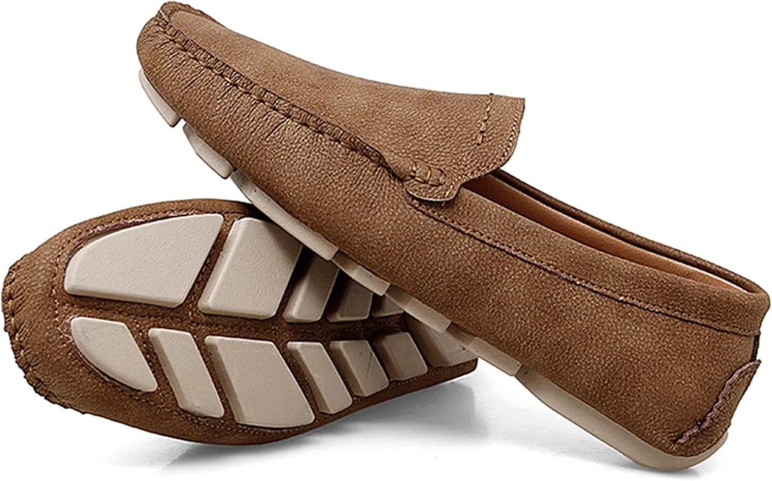 Minishion Boys Mens Comfortable Slip on Shoes Summer Penny Loafers Casual Shoes YY004