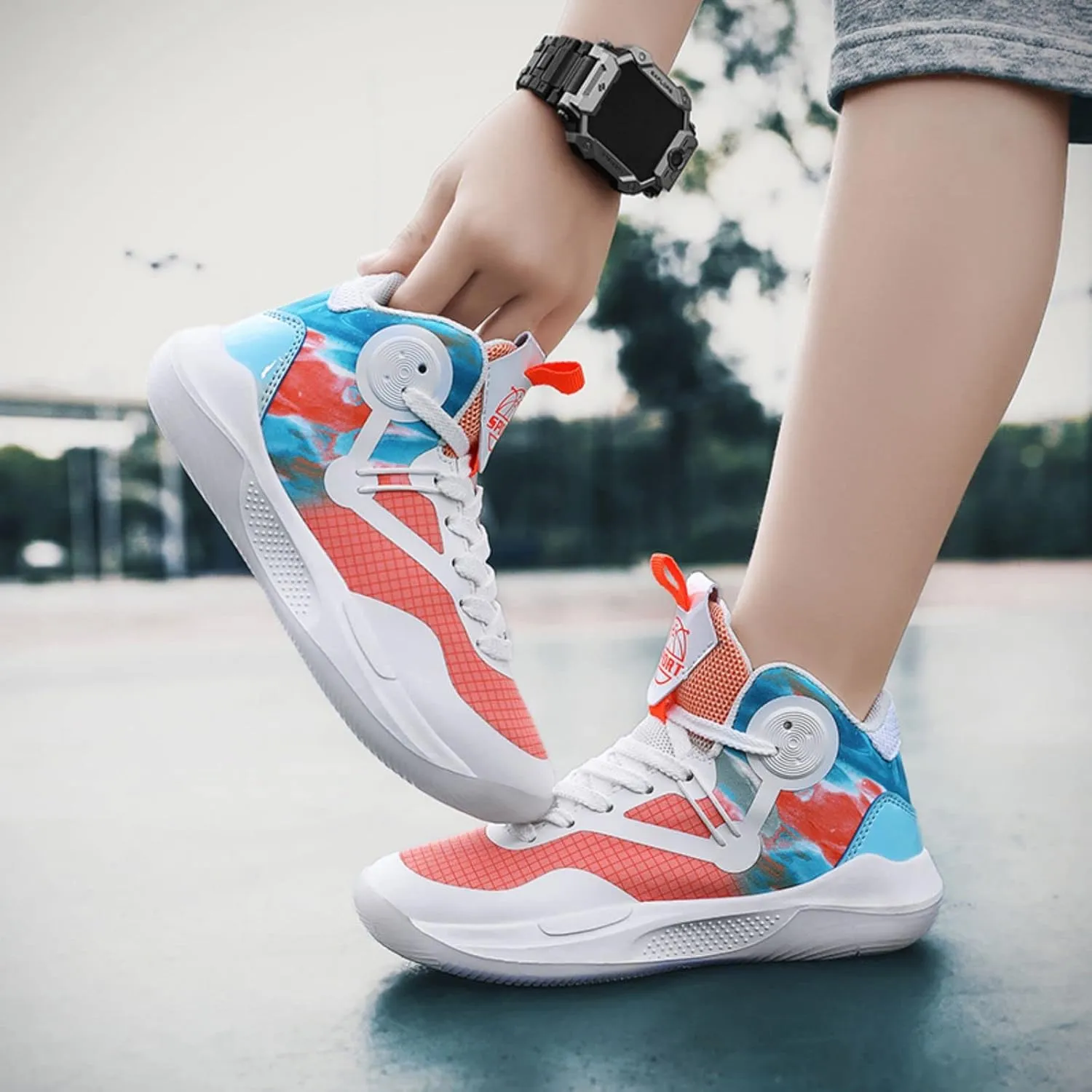 Non Slip Children's Basketball Shoes Casual Sports Shoes