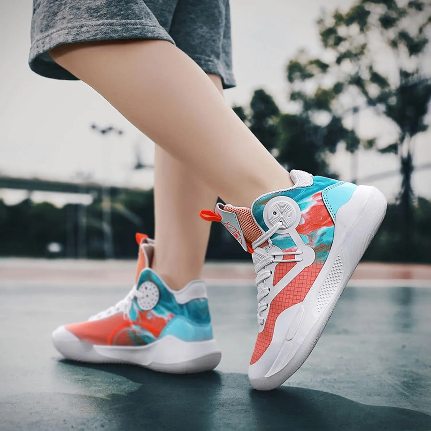 Non Slip Children's Basketball Shoes Casual Sports Shoes