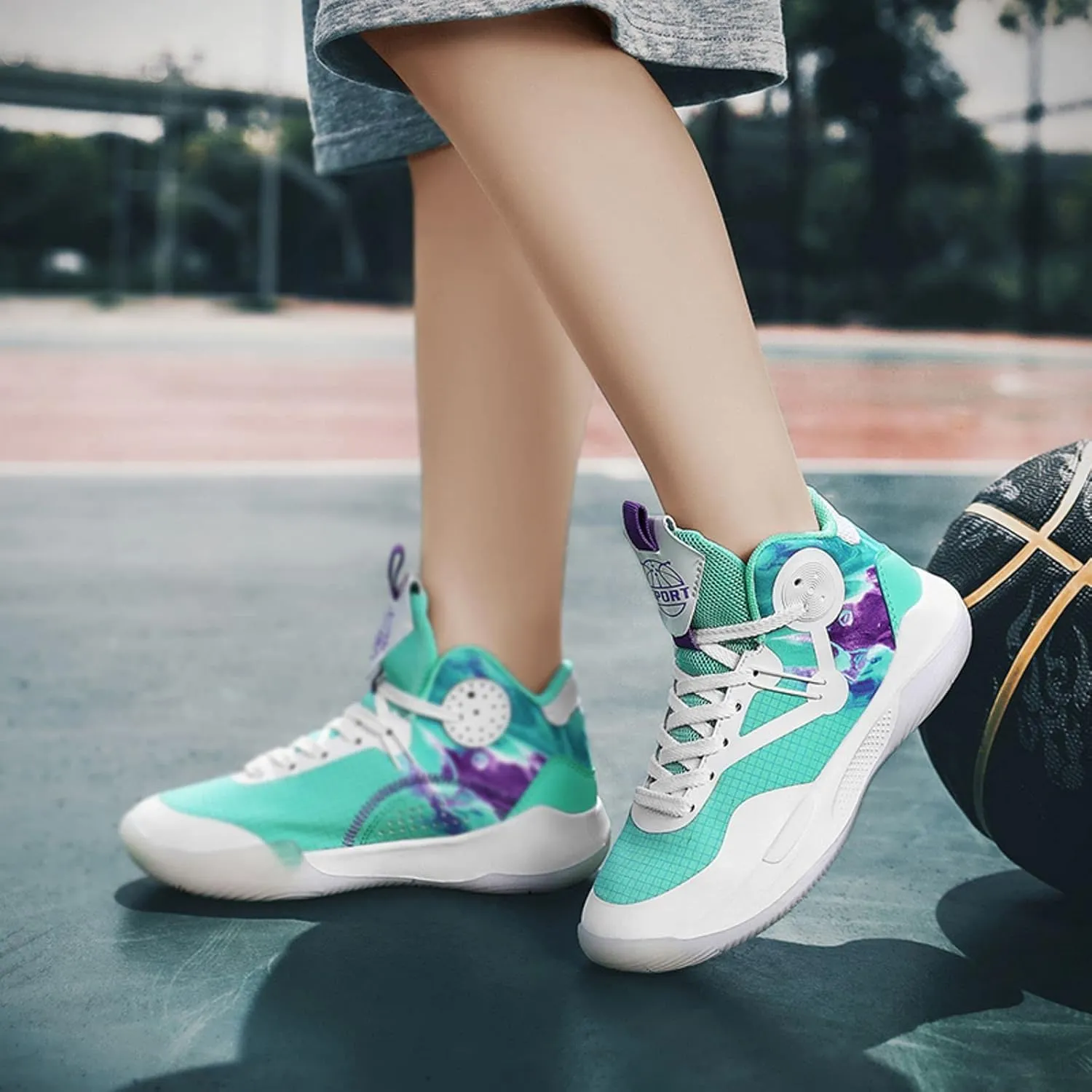 Non Slip Children's Basketball Shoes Casual Sports Shoes