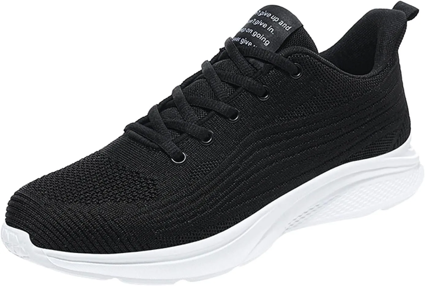 Non Slip Shoes for Men Lightweight Breathable Sneakers Comfortable Work Shoes Walking Shoes for Athletic Tennis Gym