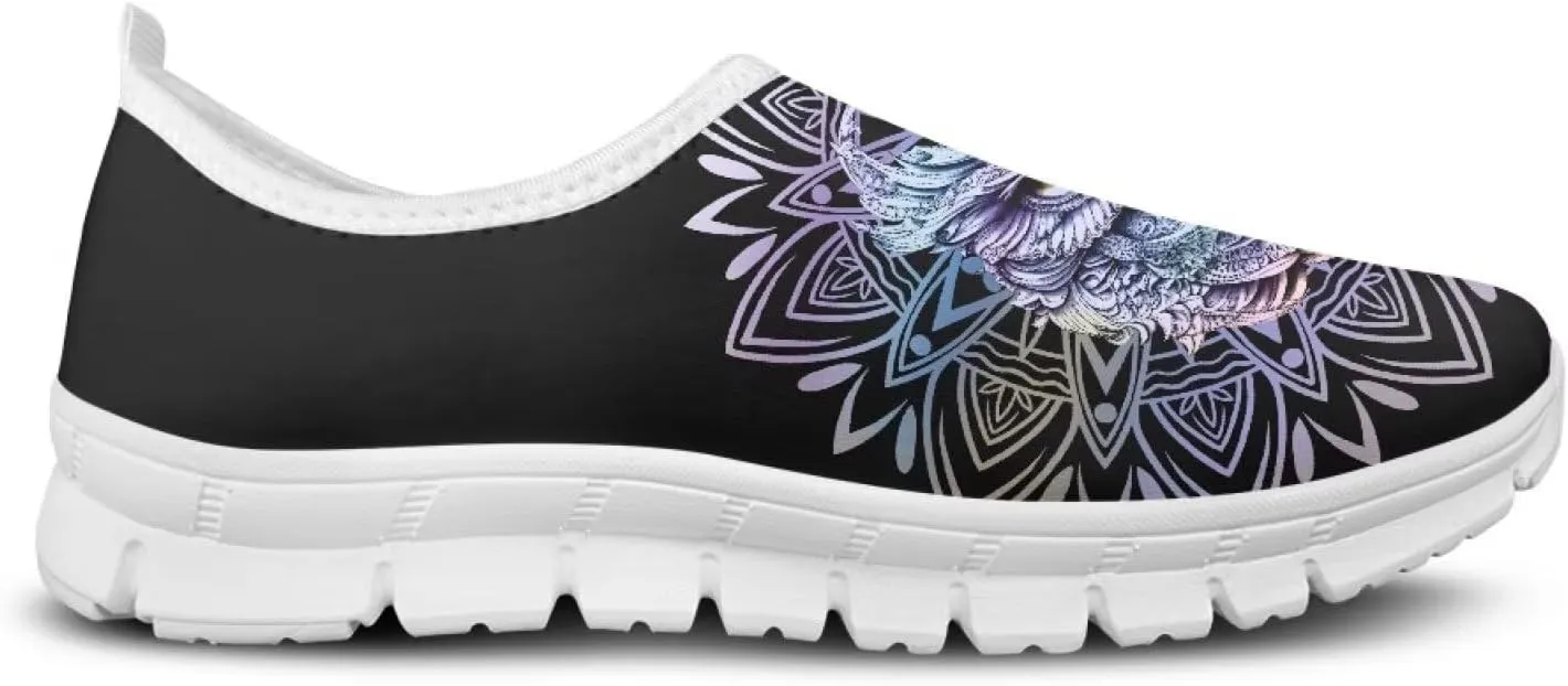 Non Slip Shoes for Men Lightweight Running Sneaker Laceless Design
