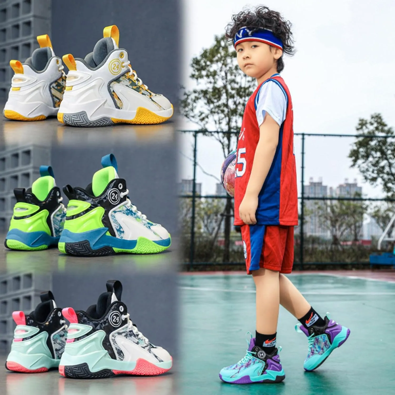 Non Slip wear-Resistant Sports Basketball Shoes