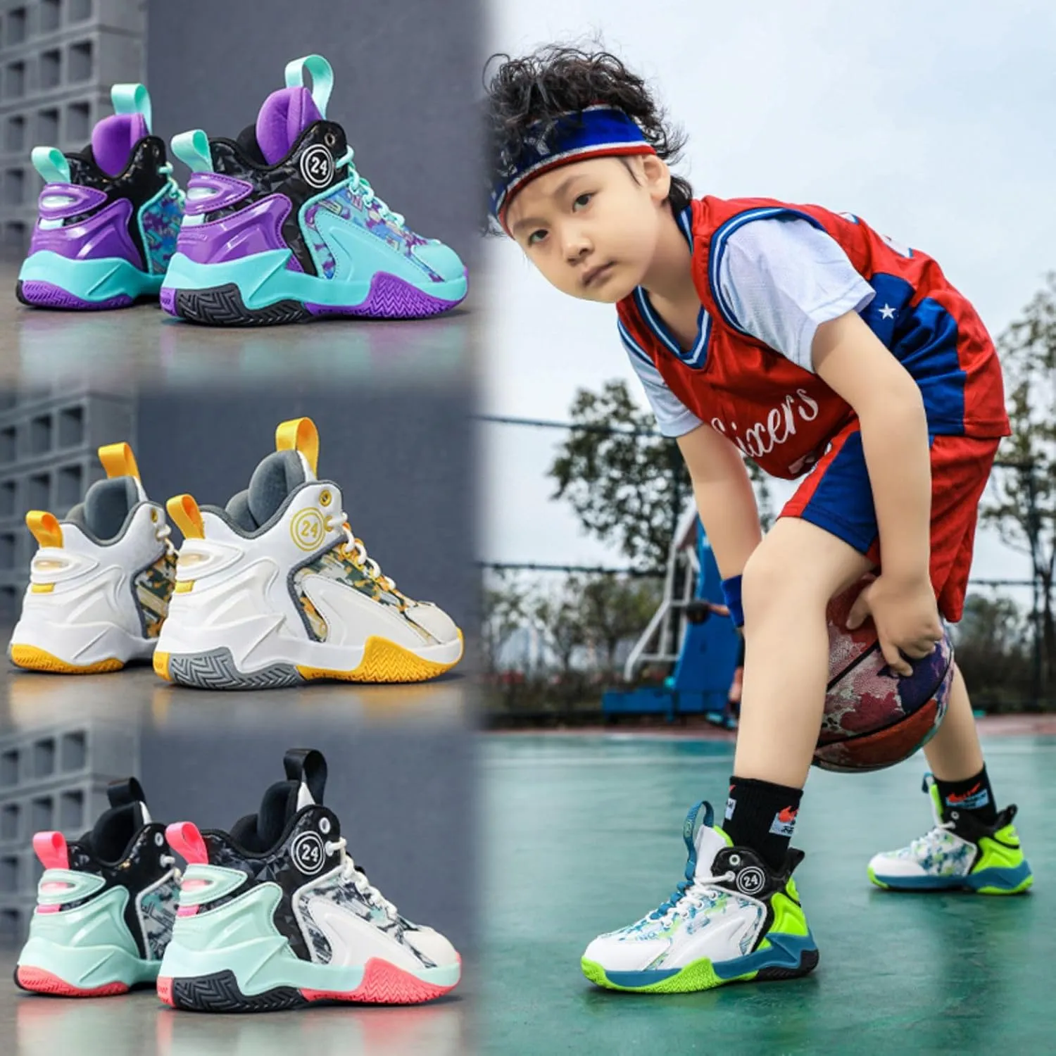 Non Slip wear-Resistant Sports Basketball Shoes