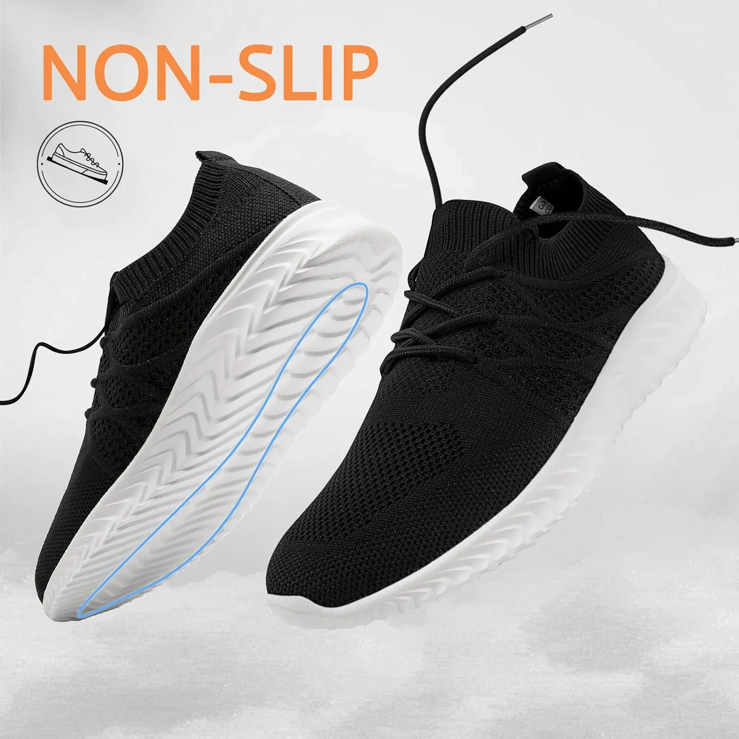 Oltyutc Women Running Walking Shoes Lightweight Tennis Shoes Mesh Gym Workout Sneakers