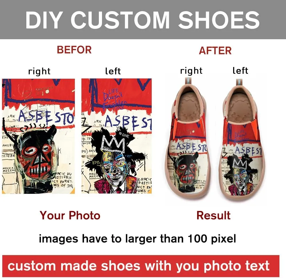 Onehorse Girls Sneakers Boys Slip-Ons Kids Loafers Painted Travel Shoes