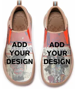 Onehorse Girls Sneakers Boys Slip-Ons Kids Loafers Painted Travel Shoes
