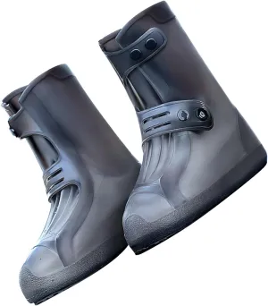 Ozgkee Waterproof Silicone Rain Boot Cover, Non-Slip, Comfortable, Non-Slip, Thickened Outdoor Rain Shoe Covers for Men and Women, for Fishing, Hunting