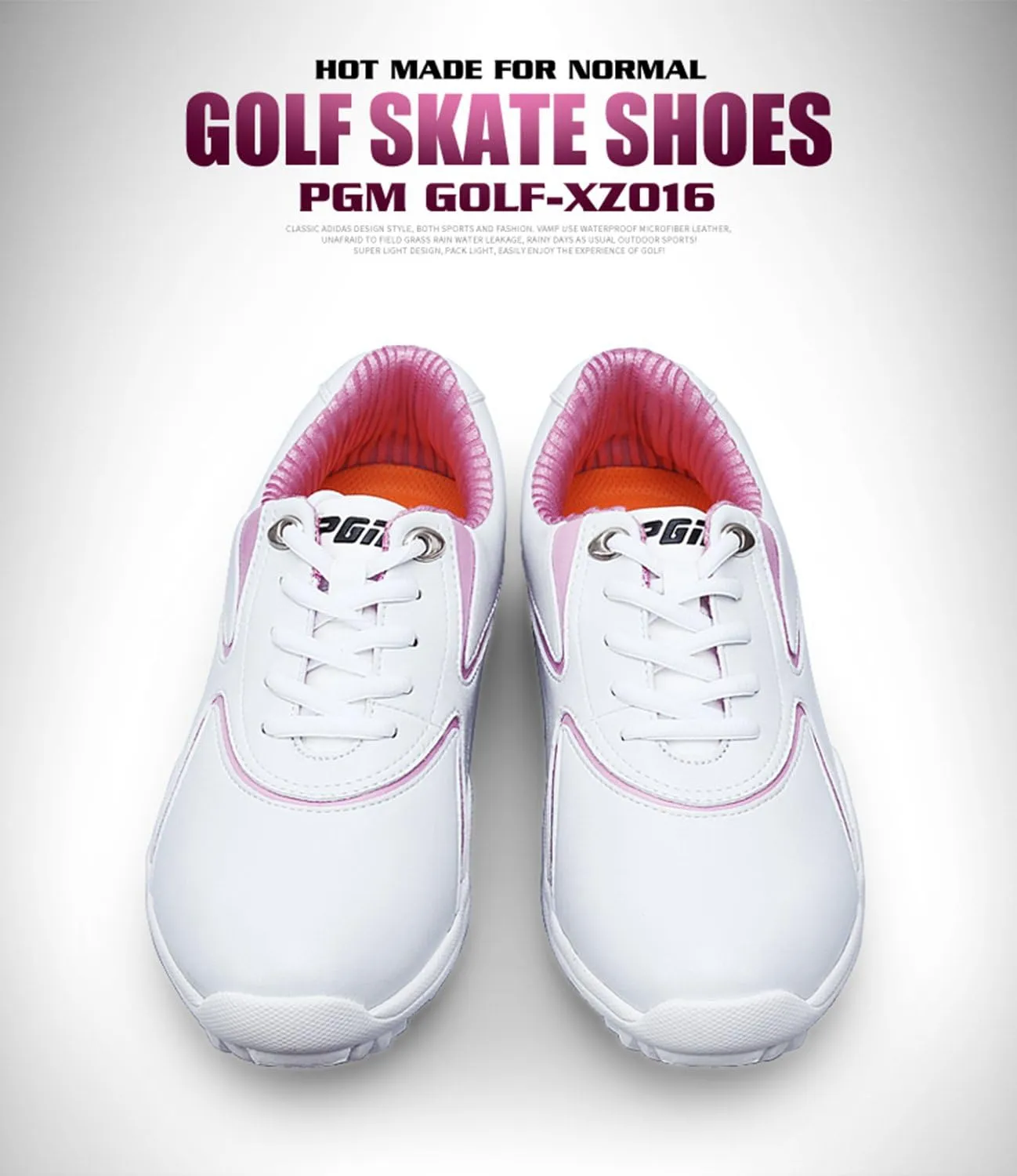 PGM Waterproof Spikeless Golf Shoes for Women