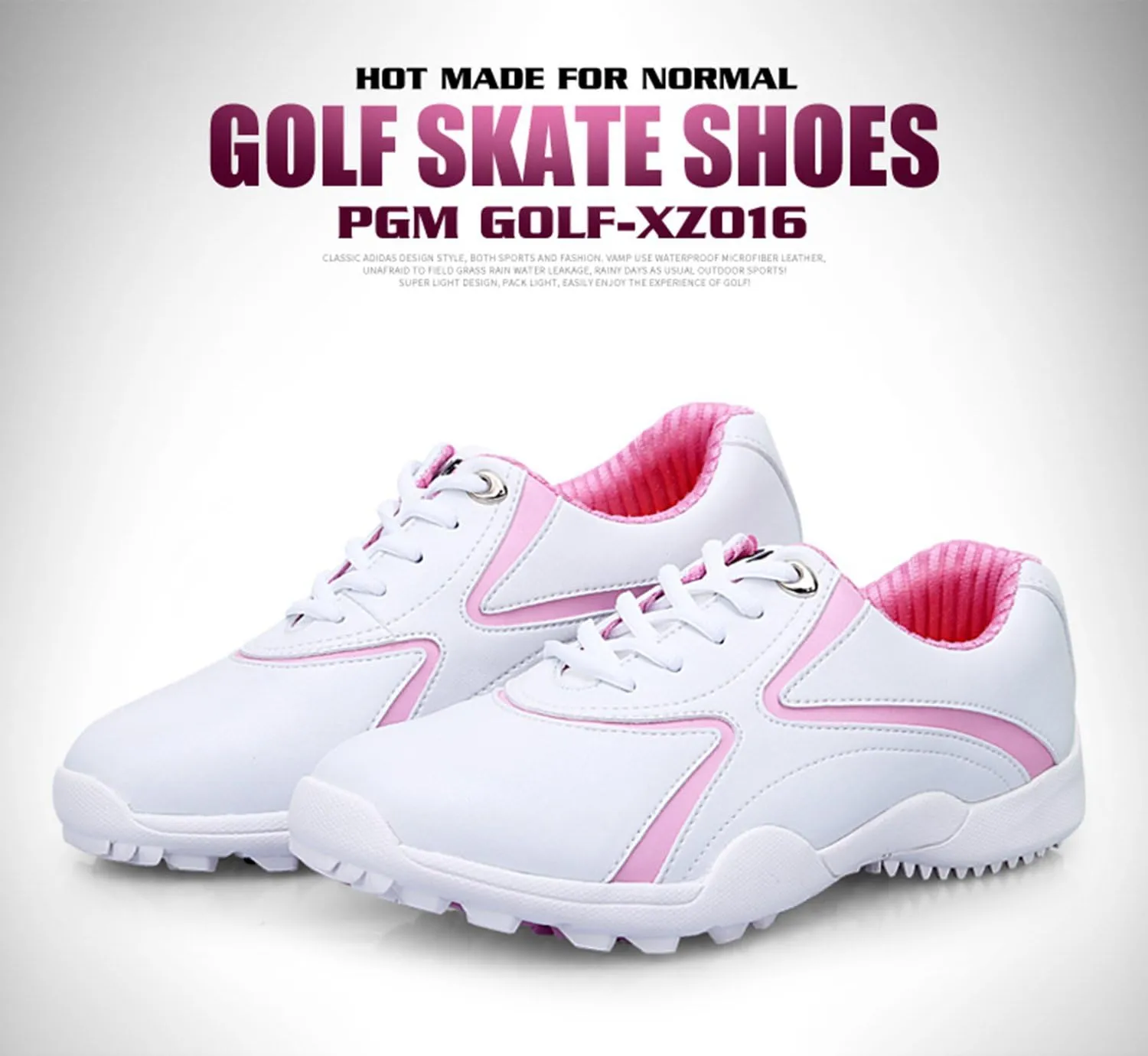 PGM Waterproof Spikeless Golf Shoes for Women